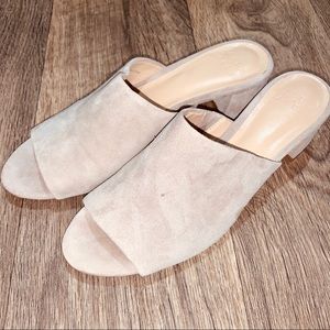 Women’s Alex & Alex nude/grey heeled mules